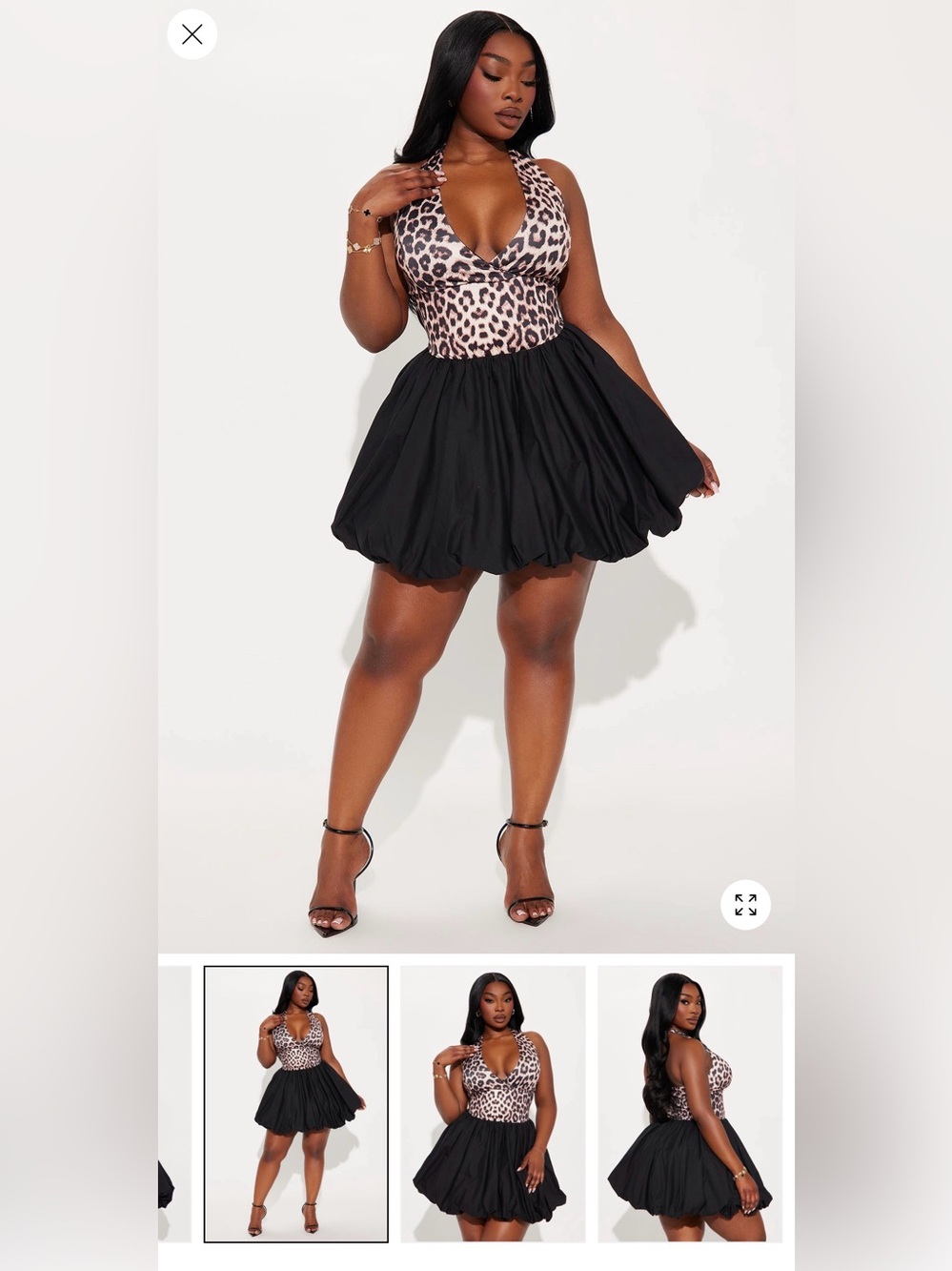 Leopard Bubble Dress
